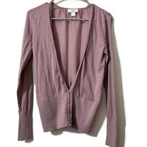 Loft long sleeves cardigan, dust pink, size XS(SALE)